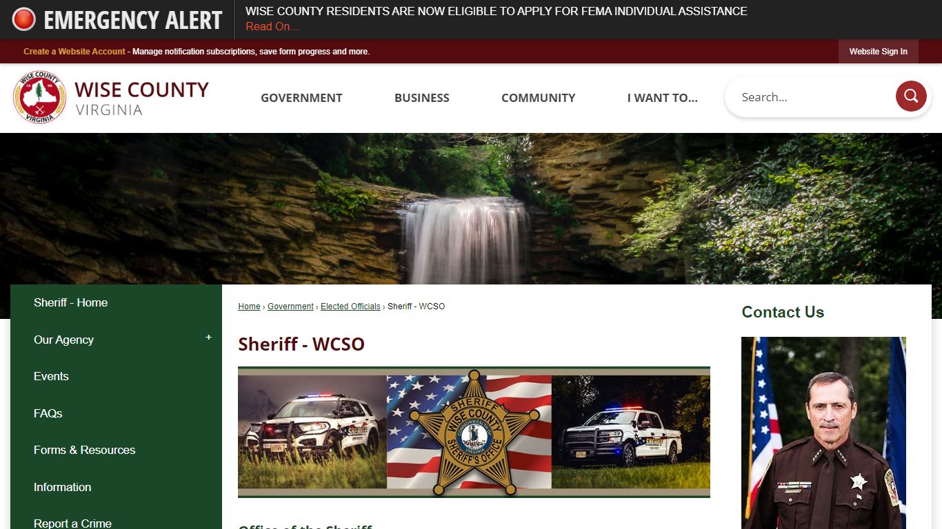 Sheriff - WCSO | Wise County, VA